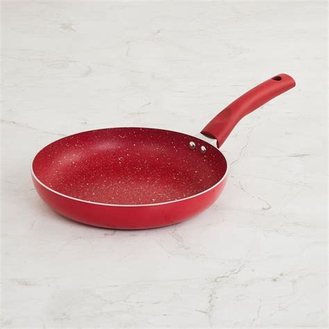Buy Color Connect Red Solid Aluminium Induction Base Frying Pan - 24 cm ...