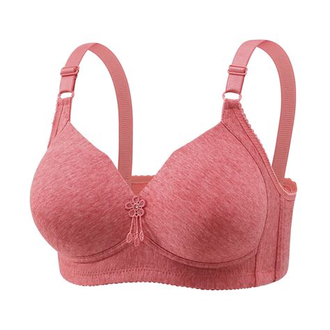 Zhaghmin Seamless T-Shirt Bras for Women Wireless Support Bra for Large ...