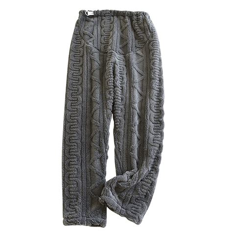 LYEAA Women's Pajamas Pants Women Fuzzy Flannel Soft Warm Winter ...