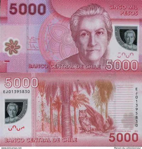 Chili - Billet de banque collection Chili - PK N° 163 - 5 000 Pesos