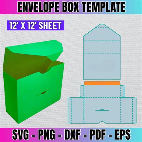 Image result for Envelope Box Template