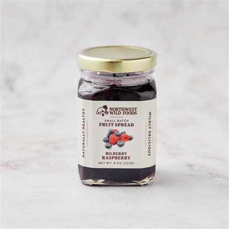 Bilberry Raspberry Fruit Spread – Northwest Wild Foods