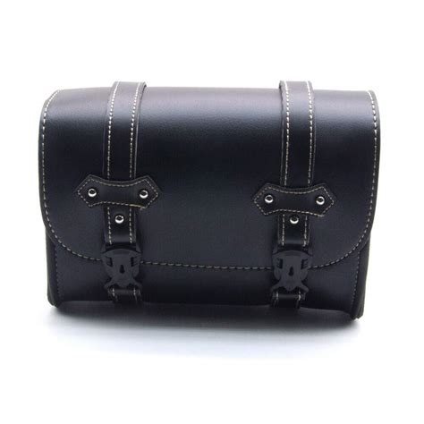 MACHSWON Motorcycle Saddle Bag, Universal Luggage PU Leather Bag ...