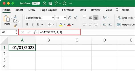 Date Function Excel 的图像结果