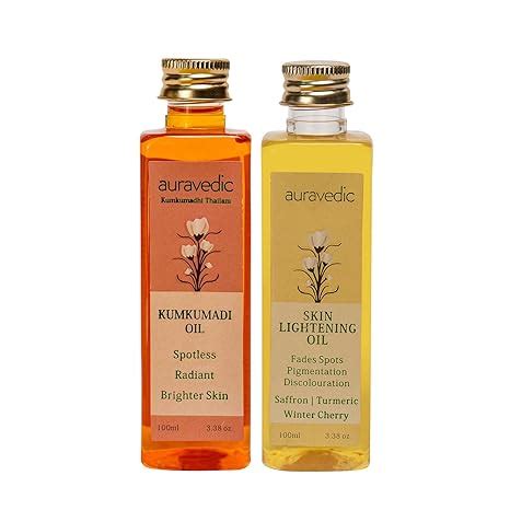 Buy Auravedic Kumkumadi Oil For Face 100ml & Ashwagandha Saffron ...