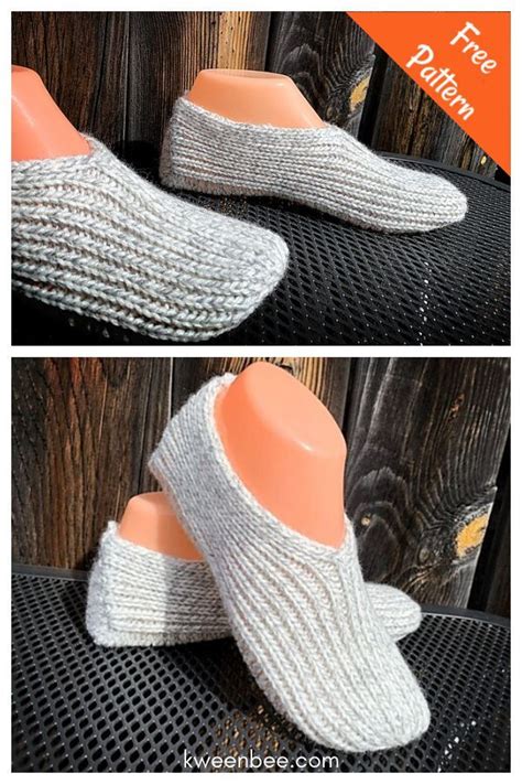 Image result for Knitted Slippers Free Pattern
