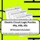 Electric Circuit Logic Puzzle #9 with Batteries Light Bulbs & Switches