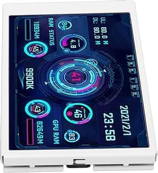 Computer Temp Monitor, 3.5in PC Sensor Panel Display, PC Temperature ...