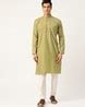 Buy Green Kurtas for Men by SOJANYA Online | Ajio.com