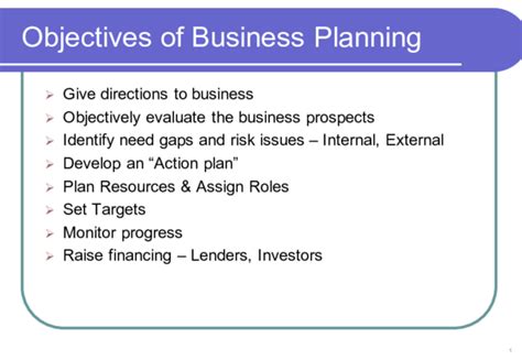 Business Plan Objectives 的图像结果