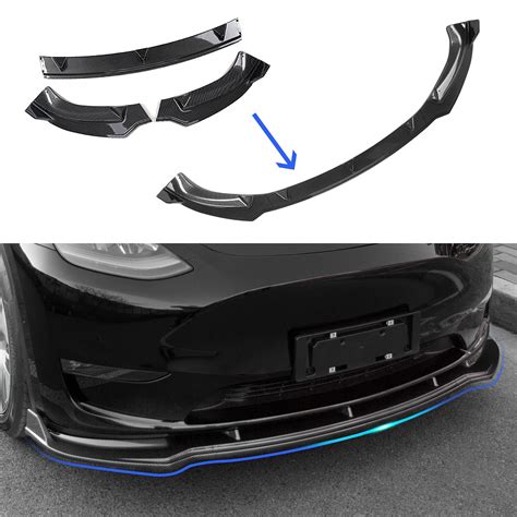 Buy powoq Front Lip Compatible with Tesla Model Y Front Bumper Lip ...