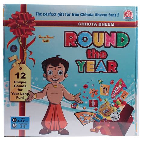Buy Madrat Games Chhota Bheem Round The Year, Multi Color Online at Low ...
