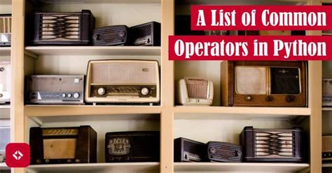 Image result for Common Operators in Python