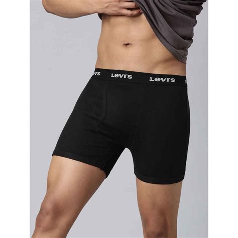 Buy Levi's 001 Classic Trunk for Men with Smart Skin Technology Black ...