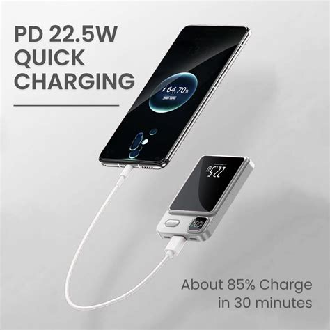 ModishOmbre® MOT-2B 10000mAh | 22.5W Fast Wireless MagSafe Power Bank ...
