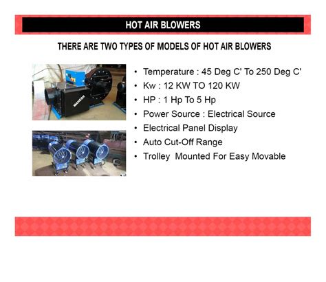 Hot Air Blower - 200 KW ELECTRICAL HOT AIR BLOWER Manufacturer from ...