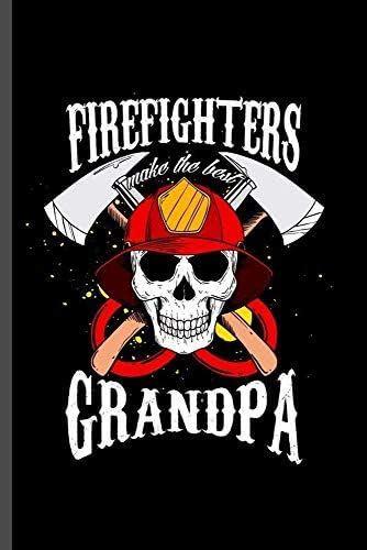 Firefighters Make the Best Grandpa: Cool Animated Skull Fireman Design ...