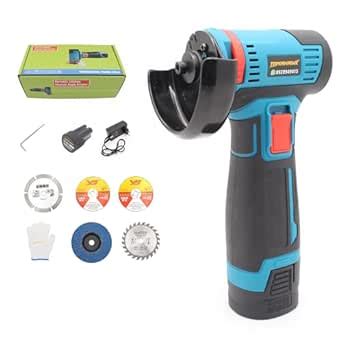 TOMAHAWK® MIG-1500-12 V Brushless Cordless Mini Angle Grinder, 8500 RPM ...