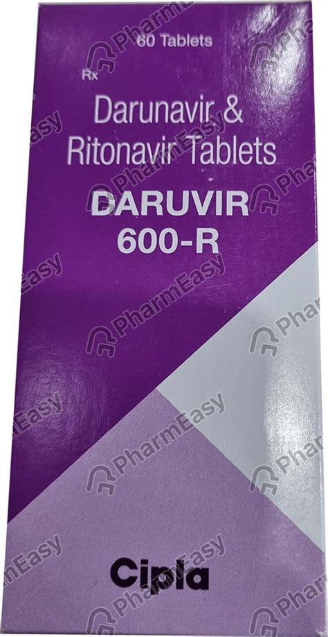 Buy Daruvir 600mg R Bottle Of 60 Tablets Online at Flat 15% OFF | PharmEasy
