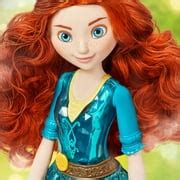 Buy Disney Princess Royal Shimmer Merida Fashion Doll, Accessories ...