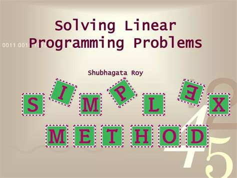 Image result for Solving for Linear Programming