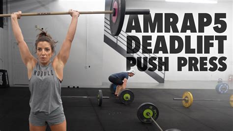 CrossFit | WOD Demo: 5-min. AMRAP, Deadlift, Push Press