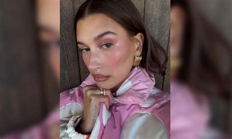 Hailey Bieber shows her 'go to vibe' makeup in new video