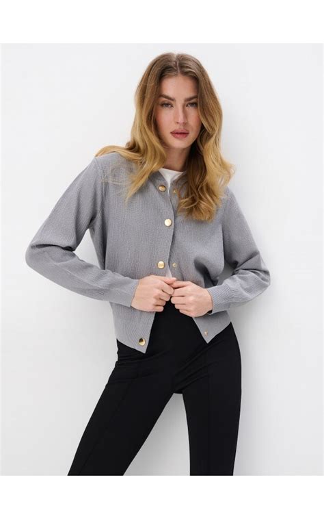 Cardigan culoare Gri deschis - MOHITO - 465BM-09X