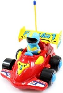 INSTEN Remote Control Cartoon Race Formula Car with Music, Lights and ...