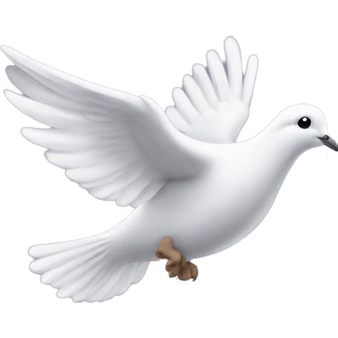 Dove flying in the sky emoji | AI Emoji Generator