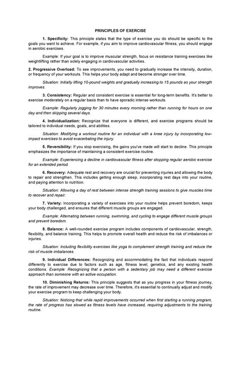 Principle Of Specificity