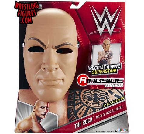 Shop WWE Super Stars Masks and Muscle Shirt Assorted Action Figure Play ...