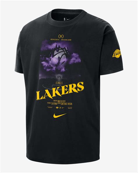 Los Angeles Lakers Courtside Men's Nike NBA T-Shirt. Nike ID