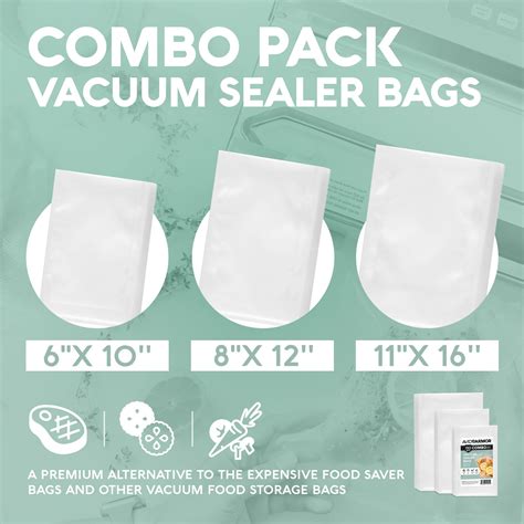 Snapklik.com : Vacuum Sealer Bags, Vac Seal Bags For Food Storage ...