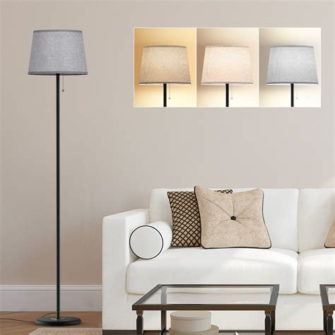 Ebern Designs Garnon 61.4'' Corner Floor Lamp with Three Way Bulb ...