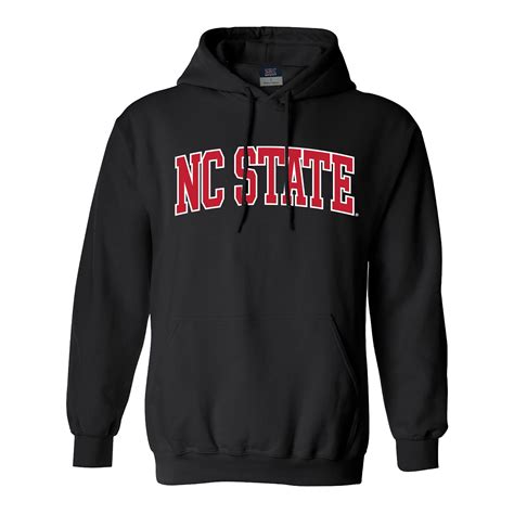 Black Hooded Sweatshirt - NC State Arch | Wolfpack Outfitters Bookstore