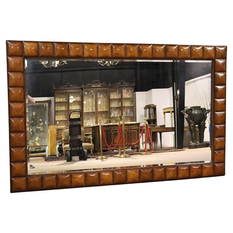 Huge Theodore Alexander Beveled Glass Burled Walnut Contemporary Modern ...