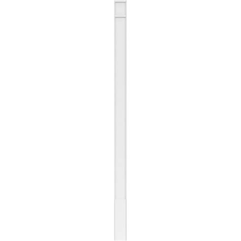 Ekena Millwork PVC Pilaster 5-in x 8-ft Unfinished PVC Pilaster Entry ...