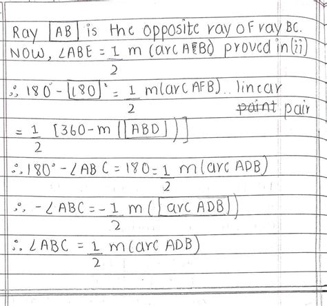 Ray(3) With the help of fig 3.64 (iii),Fill in the blanks and write ...