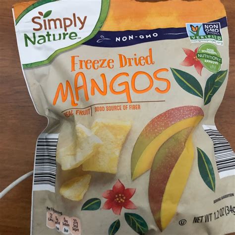 freeze dried mangos from Simply Nature - Vegan Product Reviews ...