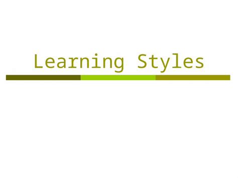 Preferred Learning Styles Examples 的图像结果