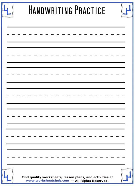 Free Printable Printing Practice Worksheets - Printable Worksheets