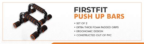 FirstFit Non-Slip Handles Push-Up Bars Stand | Push Up Handles with ...