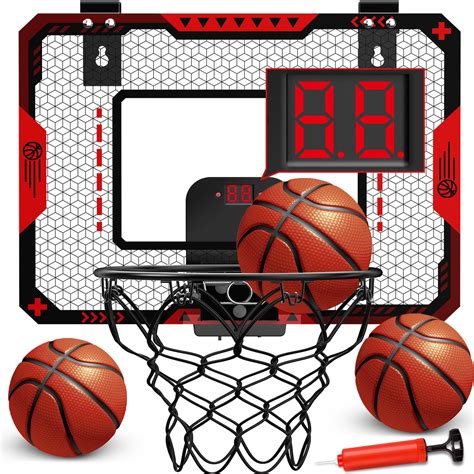 Mini Basketball Hoop Indoor Kids Indoor Basketball Hoop With Electronic ...