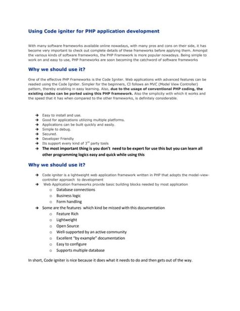 Image result for CodeIgniter Documentation