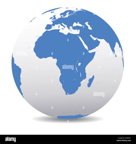 Africa Globe Map