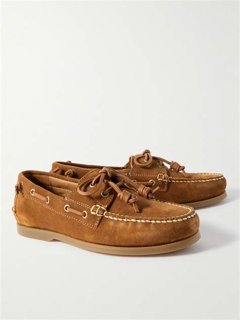 Polo Ralph Lauren - Merton Suede Boat Shoes - Brown Polo Ralph Lauren