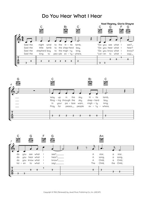 Do You Hear What I Hear (arr. Bronson Ferdinand Wright) by Carole King ...