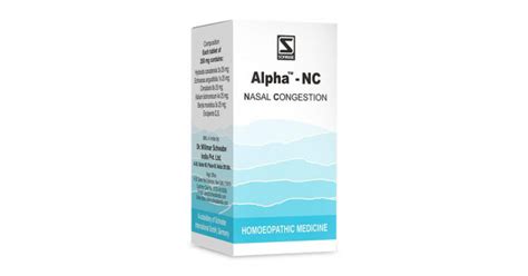 SCHWABE ALPHA NC- NASAL CONGESTION 20 GMS : Buy SCHWABE ALPHA NC- NASAL ...