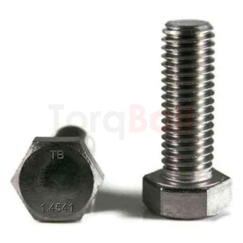 BS DIN EN 1.4541 stainless Steel Fasteners | ASTM A240 UNS S32100 ...